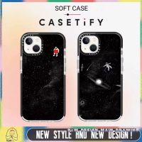Simple Creative Space Astronaut CASETiFY Phone Case Compatible for iPhone14/13/12/Pro/Max iPhone Case 11 Pro Max Transparent Shockproof Protective Soft Cover