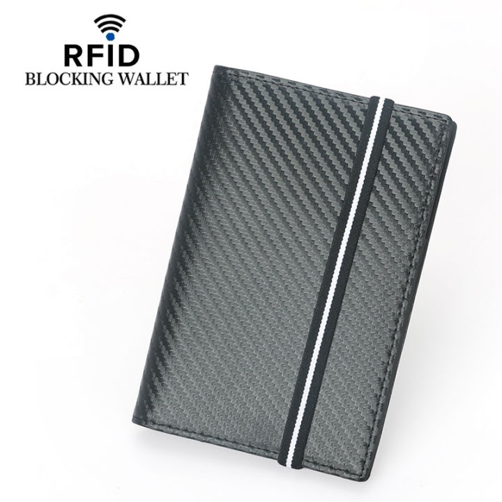 ที่ยึดหนังสือเดินทางหนังแบบ-rfid-ซองใส่หนังสือเดินทางคาร์บอนไฟเบอร์