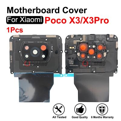 ฝาครอบเมนบอร์ดสติกเกอร์กระจายความร้อนและกล้องที่มีส่วนกรอบสำรองสำหรับ X3 POCO/X3 Pro