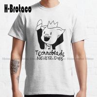 Technoblade Never Dies A Technoblade Never Dies Classic T-Shirt Funny Art Streetwear Cartoon Tee Xs-5Xl Unisex Digital Printing