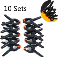 10pcs 2/3/4/6 นิ้วฤดูใบไม้ผลิ Clamps DIY งานไม้เครื่องมือพลาสติกไนลอน Clamps สำหรับงานไม้ฤดูใบไม้ผลิคลิป Photo Studio พื้นหลัง-nyekaifa