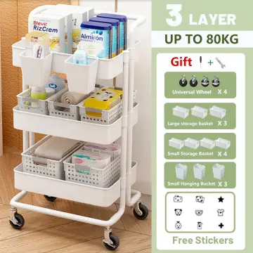 MAXCOOK 2 Tier Sliding Cabinet Basket Organizer Multifunctional Storage Organizer Holder, Under Sink Pull Out Organizer for Cabinet -sliding Drawer