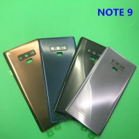 ใหม่เคสฝาปิดแบตเตอรี่ด้านหลัง Note9เหมาะสำหรับ Samsung Galaxy Note 9 N960 N960F ด้านหลังกระจกตัวเครื่องมีกาว + กระจกกล้องถ่ายรูป