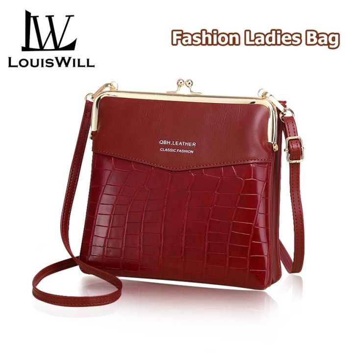 LouisWill Beg Tangan Wanita Women Shoulder Bag Luxury Shiny