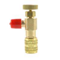 R410A Retention Control Copper Flow Control Valve For Refrigerant Charging Hose Safety Liquid Adapter Hand Tool Parts