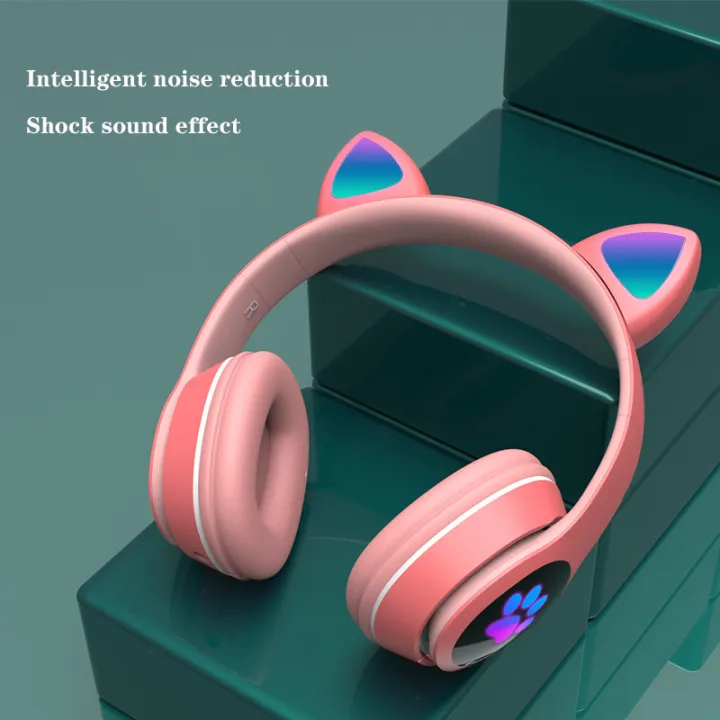 led-cute-cat-ears-wireless-headphones-bluetooth-5-0-gaming-headset-colorful-bluetooth-headset-with-mic-best-gift-for-kids-s