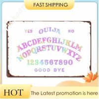 Ouija แผ่นโลหะโลโก้ผนังหลุมพรรคส่วนบุคคลตกแต่งโรงรถดีบุกโลโก้โปสเตอร์ 20 * 30 ซม