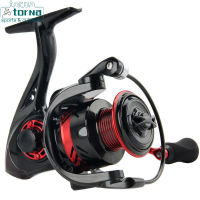 Spinning Fishing Reel น้ำหนักเบา Ultra-Smooth 5.2:1 Gear Ratio รอกตกปลาแบบยาวสำหรับน้ำจืดน้ำเค็ม