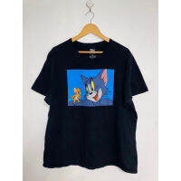 OO Tom &amp; jerry สกรีนหน้าหลัง ลายน่ารักครับS-5XL