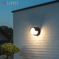 7W Led Wall Light Energy Saving Round Light Indoor Outdoor Waterproof Wall Lamps Modern Garden Lamp Park Landscape Lighting