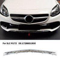 1728851900อะไหล่รถยนต์สำหรับ Mercedes Benz SLC Class W172 R172 200 300 260ด้านหน้ากันชนรถโครเมียมโครเมียมตัดขวางสปอยเลอร์กระจายแสง87Tixgportz