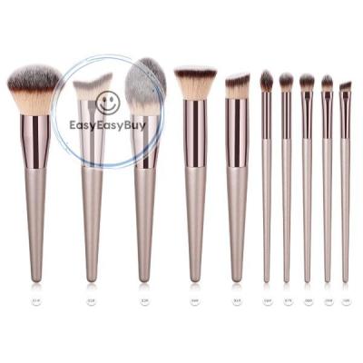 [1 เซ็ต 10ชิ้น] แปรงแต่งหน้า brush แปรงแปรงปัดแก้ม แปรงไฮไลท์ แปลงแต่งหน้า ez99.