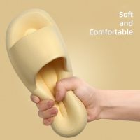 ○卍℡ Feslishoet Women Slippers New Cloud Soft EVA Couple Slides Summer Beach Shoes Thick Bottom Sandal Suitable Indoor Or Outdoor