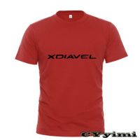 For Ducati Diavel Carbon Xdiavel S T Shirt Men Logo Tshirt Cotton Tees Male Gildan