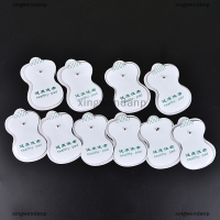 xingwendanp 10pcs White Electrode Patch Pads สำหรับเครื่องบำบัดดิจิตอลเครื่องมือนวด