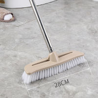 YOREDE Bathroom long-handled brush Multifunction Adjustable Floor Cleaning Brush Bathroom Accessories Sets Home Cleaning Product