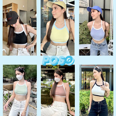 สายเดี่ยวผูกหลัง สายเดี่ยวรูดหลัง สายเดี่ยวโชว์หลัง สายเดี่ยวผูกโบว์ เสื้อครอปผูกหลัง เสื้อสายเดี่ยวมินิ