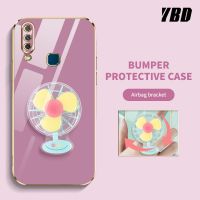 YBD เคสโทรศัพท์แบบเรียบง่ายหรูหราสำหรับ Vivo Y17 Y15 Y12 Y12i Y11 2019 1901 1902 1904 1940 1906 ตอริโอแบบหมุนได้คลุมทั้งหมดเคสกันกระแทกกล้อง