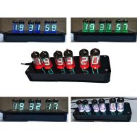 ❧✚▪ IV-11 NB-11 LED Glow Digital Tube Clock Retro Full Color LED Color Change Nixie Clock Timer VFD Clock