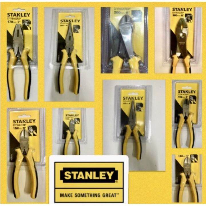 STANLEY Combination Plier/Linesman Plier Long Nose Diagonal Plier Slip