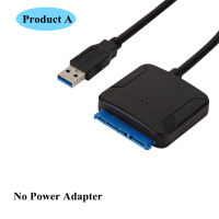 PzzPss USB 3.0 To SATA 3 Cable Sata To USB Adapter Convert Cables Support 2.53.5 Inch External SSD HDD Adapter Hard Drive