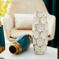 ♤โปรโมชั่น Nórdico Vaso Cerâmico Para Decoração Home Estereoscópico Arranjo ฟลอเรสเดอ Secas Wobble Plala Entos