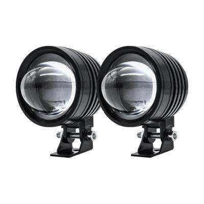 2x ไฟหน้ารถจักรยานยนต์สำหรับรถออฟโร้ดรถบรรทุกรถ A Off Road Light 3โหมด Bright