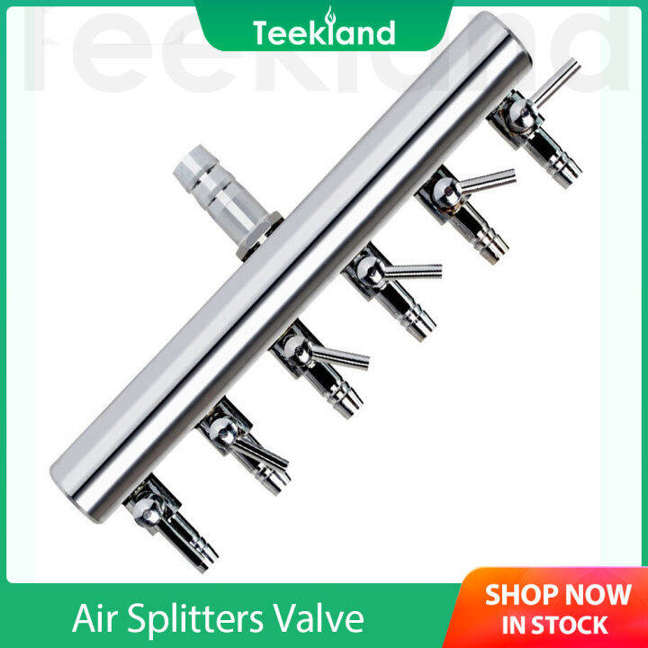 Teekland Aquarium Air Splitters Valve Regulating Pump Tube Connector