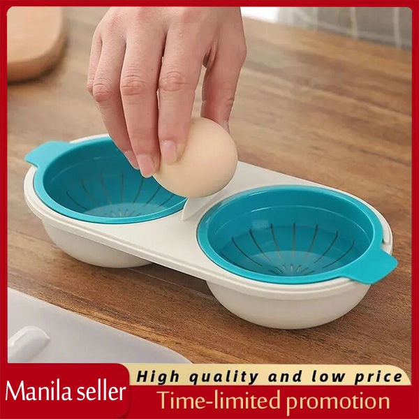 Microwave Egg Poacher,Poached Egg Cooker,Egg Maker Poached Egg Steamer  Kitchek