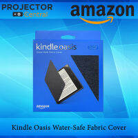 Amazon Kindle Oasis Water-Safe Fabric Cover - Charcoal Black / Marine Blue (Fits 9th &amp; 10th Gen)