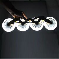 LED Speed Skate Flashing Wheel Original 90A 90mm 100mm 110mm Speed Skating Light Wheels For Outdoor and Indoor Free Ship Training Equipment
