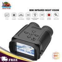 ⚡จัดส่งที่รวดเร็วมินิ Night Vision แว่นตาที่มี2.4นิ้วหน้าจอ Tft Hd อินฟราเรดกล้องกล้องโทรทรรศน์กล้องส่องทางไกลดิจิตอล