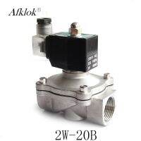 Stainless Steel Shut off Normally Closed 3/4" Water Solenoid Valve 220v ac EPDM Seal G thread