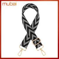 MUBAI มีลวดลาย กว้าง3.8ซม. obag สายคล้องกระเป๋า DIY ทนต่อสิ่งสกปรก ไนลอนทำจากไนลอน กระเป๋าถือสายรัดตกแต่ง แบบพกพาได้ สายคล้องกระเป๋า