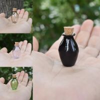 Mini Wishing Bottles Transparent Diy Cork Bottle Mini Glass Color Bottles Cute Bottles With Cork Little Bottles Gift Crafts