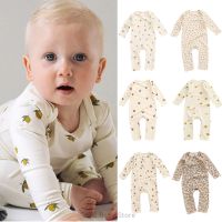 KS Baby Romper Boys Girls Crawling Suit Long Sleeve Rompers Newborn Bodysuit Brand Lemon Clothes Cotton Onesie One-piece