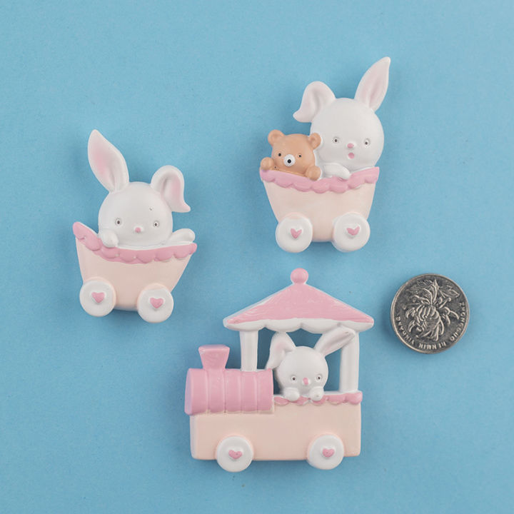 diy-mould-for-children-fondant-cake-decoration-mold-chocolate-mold-diy-silicone-model-cartoon-baby-toy-train-rabbit-silicone-mold-cartoon-rabbit-small-train-modeling-mold