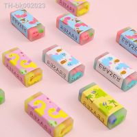 ✎ 3 pcs/lot Colour kawaii cartoon dinosaur Eraser Rubber 4B Rubber Eraser Student Office School Correction Supplies Stationery