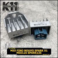 แผ่นชาร์ท แผ่นชาร์ต Mio Fino Nouvo Spark X1 Mio125 Spark135 (รถรุ่นคาร์บู) แผ่นชาร์จไฟ