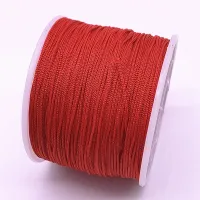 【YF】℗❉  0.4-1.5mm 10Meters/lot Cord Thread Chinese Knot Macrame Braided String Tassels Beading