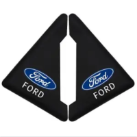 เคสกันกระแทกมุมประตูรถ1/2ชิ้นป้องกันการชนกันโฟกัสสติ๊กเกอร์สำหรับ Ford 2 3 1 Fiesta Mondeo 4 3 Transit คูกาเรนเจอร์ Fusion Mustang S-Max สติกเกอร์ป้องกันการชนกันของประตูรถยนต์