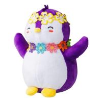 Cartoon Penguin Plush Toys 20CM Lovely Penguin Flower Dolls Stuffed Soft Pillow Animal Doll Toys For Kids Children Girl Gifts adorable