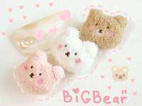 เข็มกลัด หมี ขนนุ่ม ʕ • ᴥ • ʔ BigBear ตัวใหญ่ มี 3 สี l RB