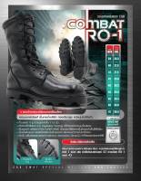 ?? ไทยแลนด์ แทคติคอล-44 รองเท้าคอมแบท Combat CQB: RO-1 (พื้นทรง โรเสิร์ท) ไม่มีซิป