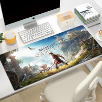 A-Assassins Creed Anime Mouse Pad Gamer Gaming แล็ปท็อปยาง Mausepad Pc อุปกรณ์เสริม Deskmat Mousepad Mats คีย์บอร์ดตู้