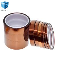 GREATZT 33meter x 5-40mm High Temperature Polyimide Tape Heat Resistant Insulation Polyimide Film Adhesive Tape 10mm Adhesives Tape