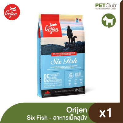 [PETClub] Orijen Six Fish Dog - อาหารสุนัขโต สูตรซิกส์ ฟิช 4 ขนาด [340g. 2kg. 6kg. 11.4kg.]