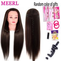 MRREL Mannequin Head For Hairstyles 65cm Professional Styling Head For Practice Lovely Dummy Doll Head For Hairstyling Braiding