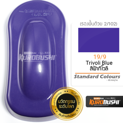 19/9 สีฟ้าทีโวลี Trivoli Blue Standard Colours  สีมอเตอร์ไซค์ สีสเปรย์ซามูไร คุโรบุชิ Samuraikurobushi