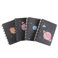 Mini Planet Loose-leaf Hand Book Notebook Diary blank Notebooks Diaries Kawaii Student Notepad Stationery Office School Supplies Laptop Stands